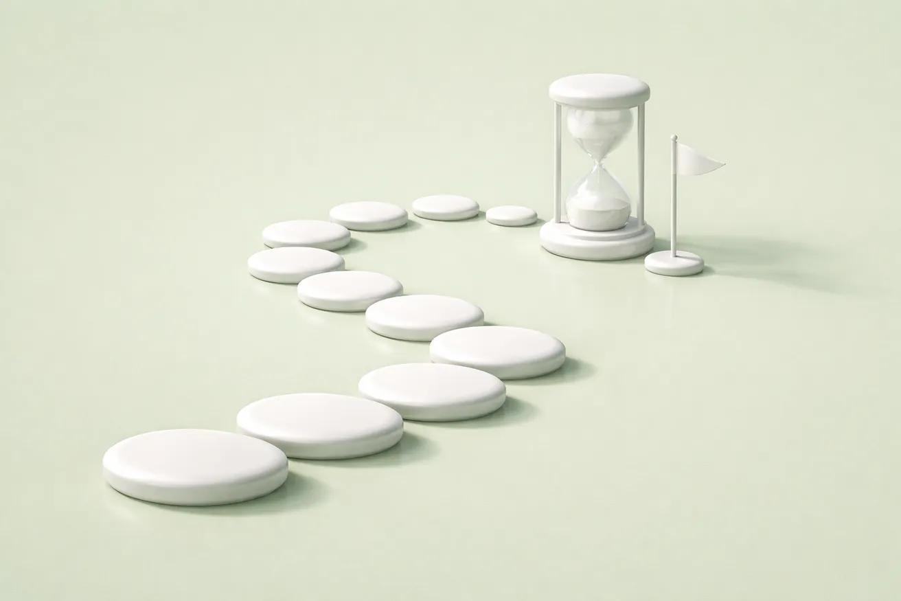 Timeline showing how long it really takes to form a new habit